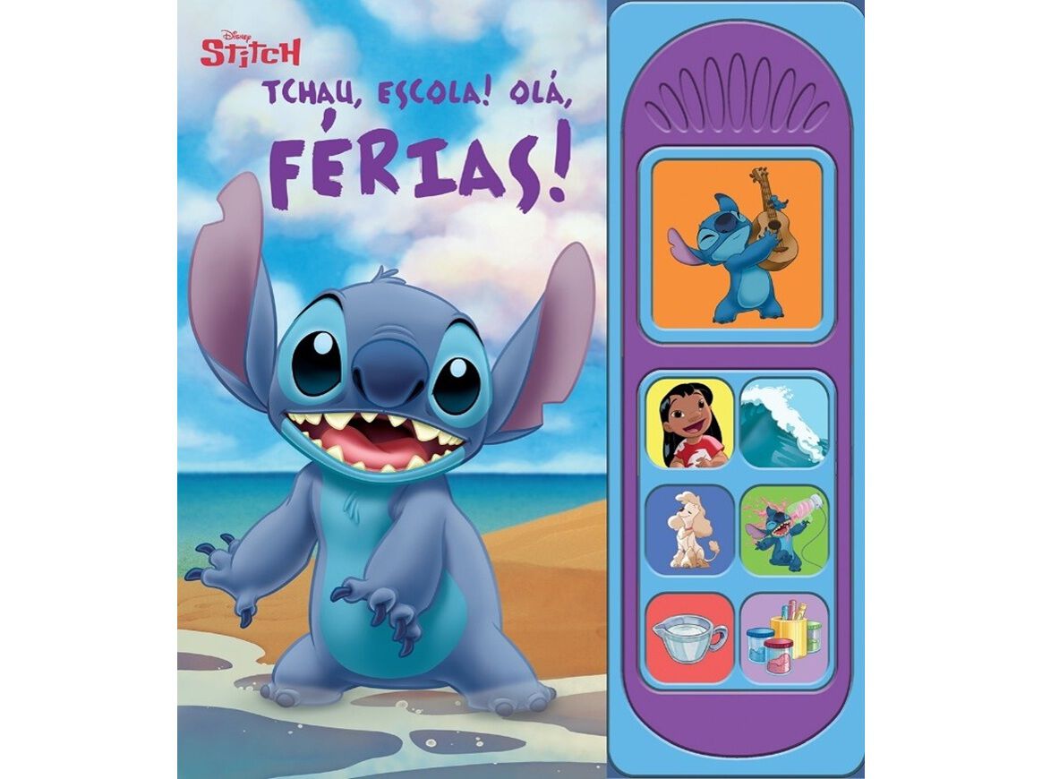 LIVRO STITCH - TCHAU ESCOLA! OL&Aacute; F&Eacute;RIAS! DE DISNEY image number 0