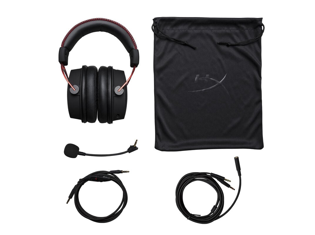 AUSCULTADORES GAMING HYPERX CLOUD ALPHA VERMELHO image number 6