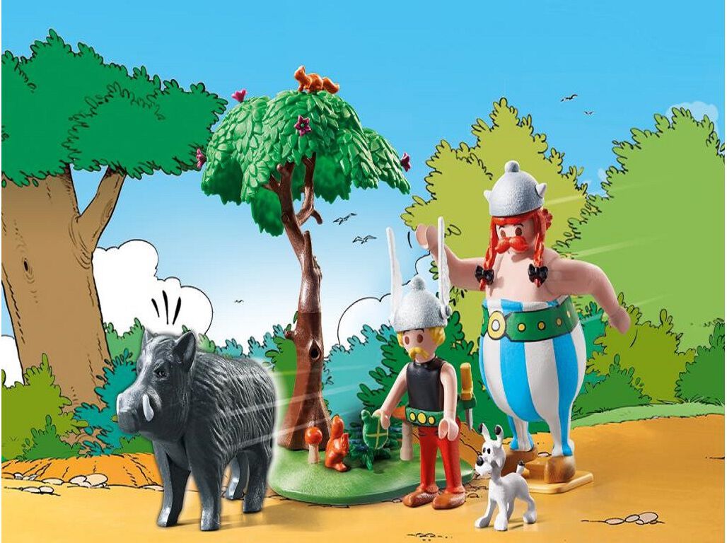 AST&Eacute;RIX CA&Ccedil;A JAVALI PLAYMOBIL 71160 image number 1