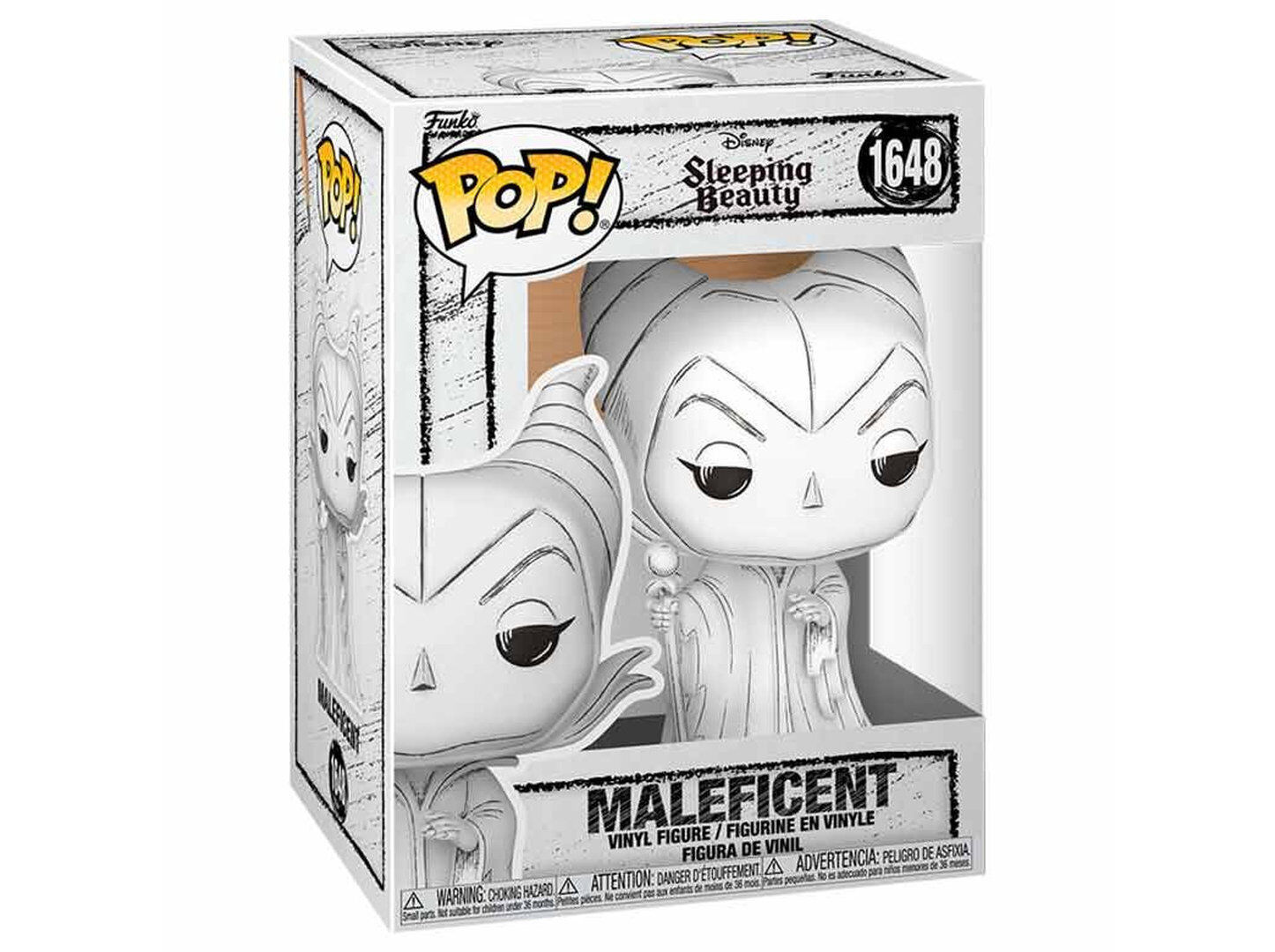 FIGURA FUNKO POP DISNEY: SKETCHED - MALEFIC image number 0
