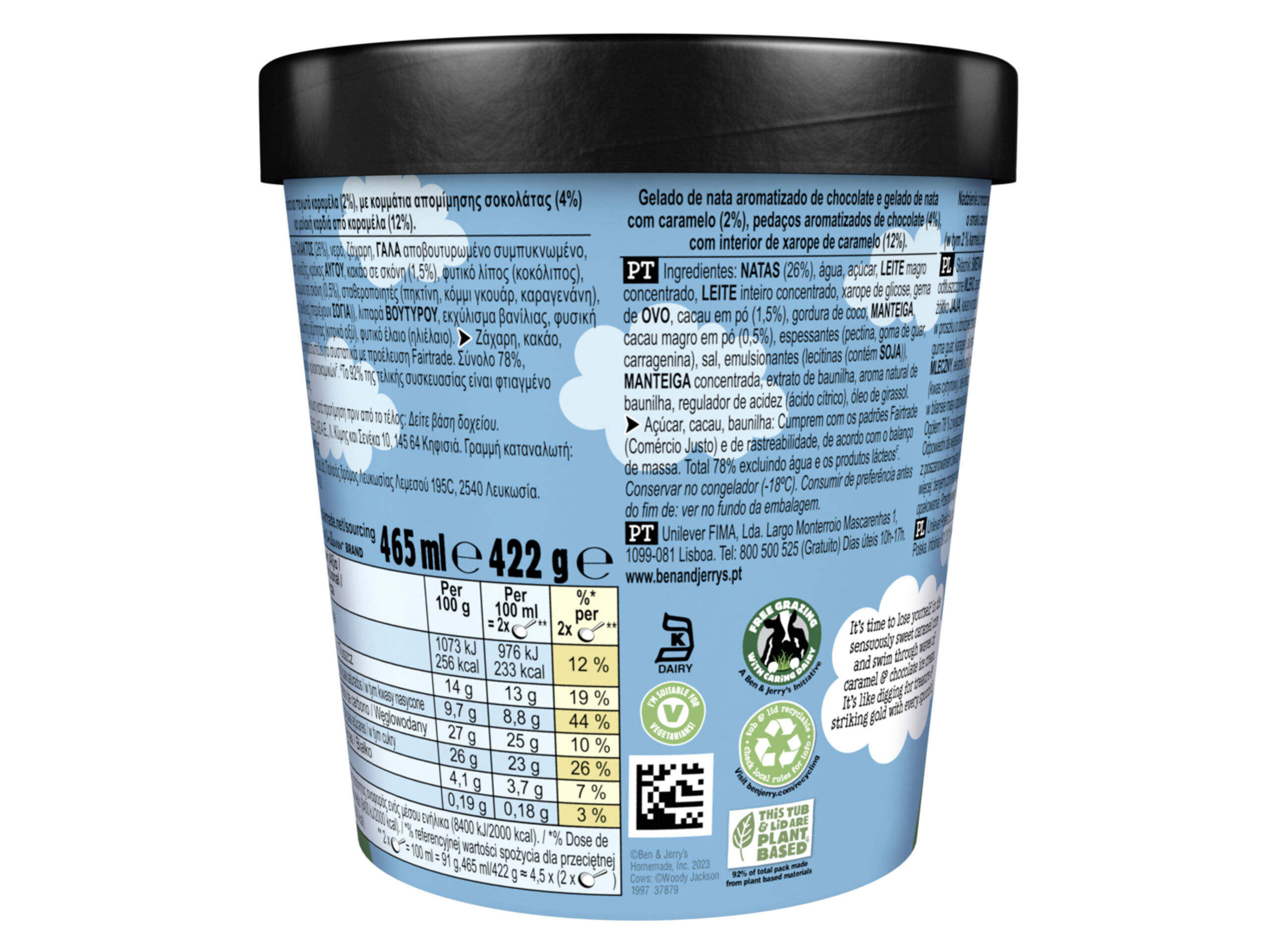 GELADO BEN & JERRY'S KARAMEL SUTRA 465ML image number 2
