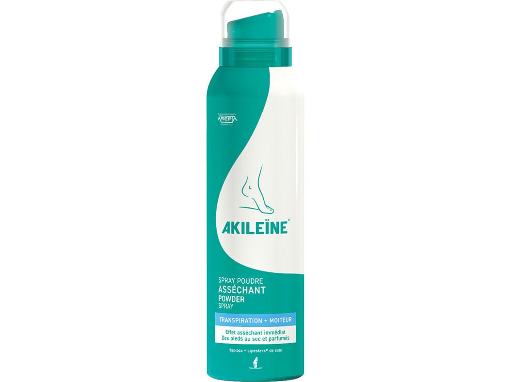 SPRAY AKILEINE EM P&Oacute; ABSORVE TRANSPIRA&Ccedil;AO 150ML