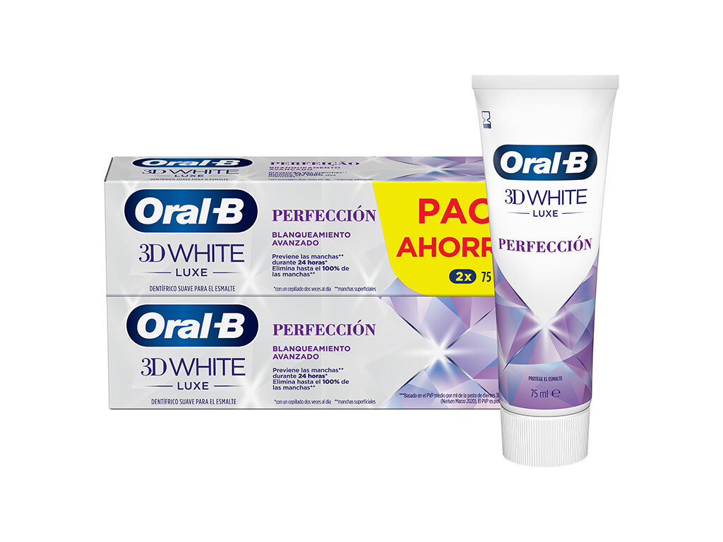 PASTA DENTIFRICA ORAL-B 3D WHITE LUXE 2X75ML image number 0