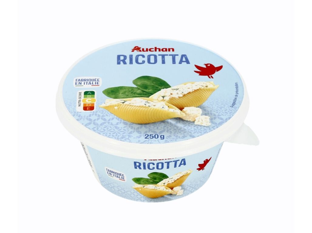 QUEIJO RICOTTA AUCHAN 250 G image number 0