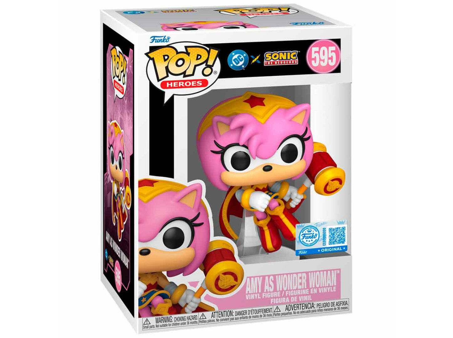 FIGURA FUNKO POP HEROES: JLA & SONIC- AMY R image number 0