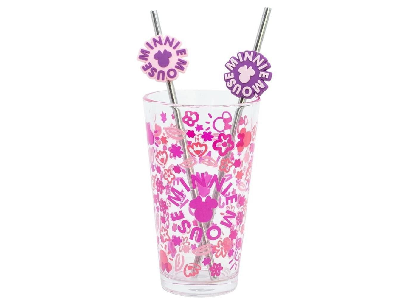 COPO MINNIE CHERRYLICIOUS COM PALHINHAS 480ML image number 0