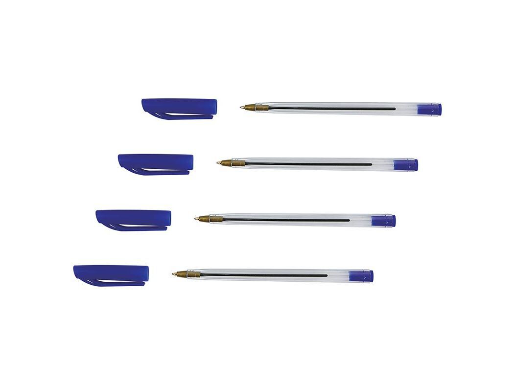 CONJUNTO DE 4 ESFEROGR&Aacute;FICAS POLEGAR AZUL image number 1