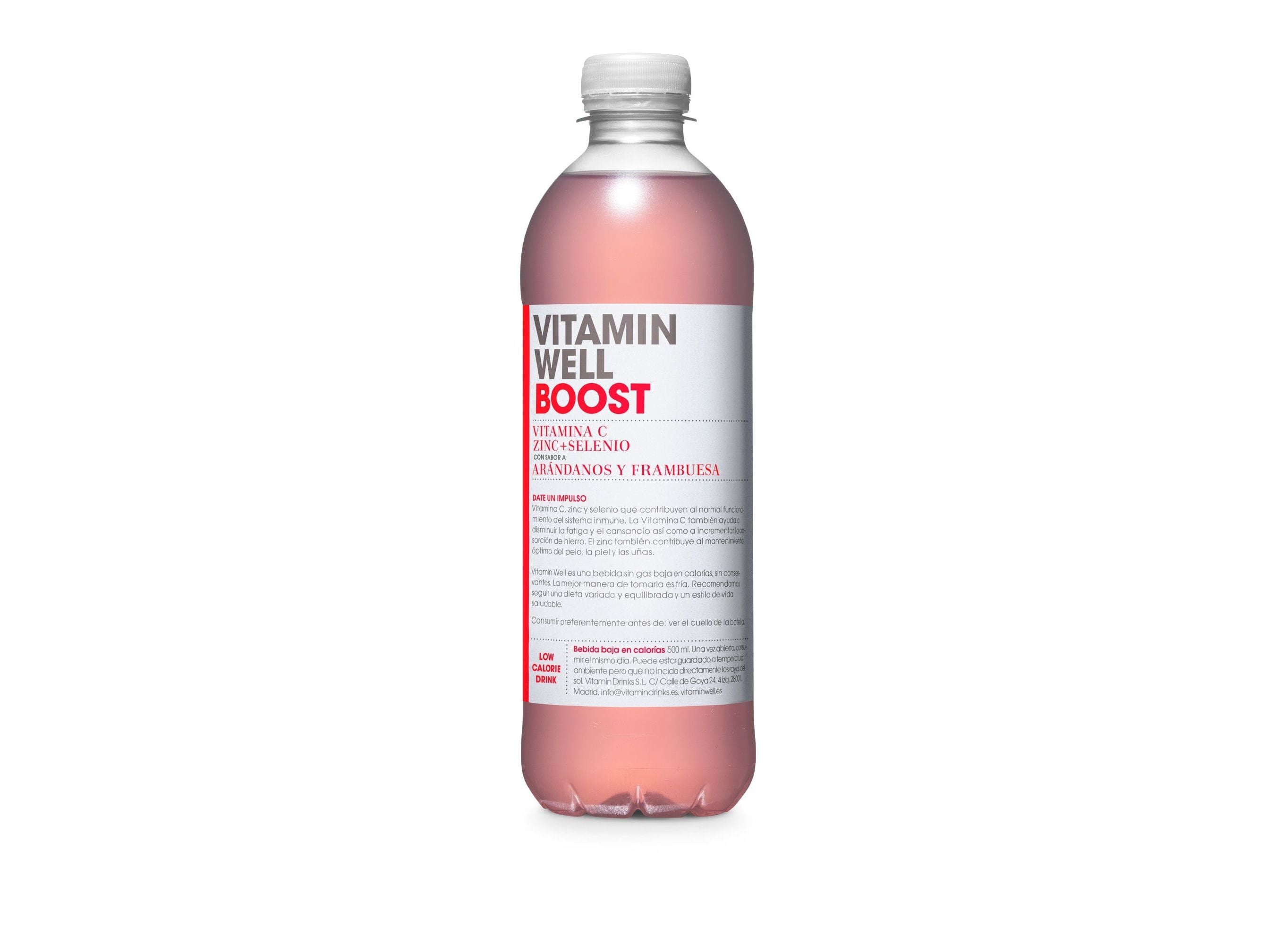 BEBIDA ISOT&Oacute;NICA VITAMIN WELL BOOST ARANDO/FRAMB 500ML(SDR) image number 1