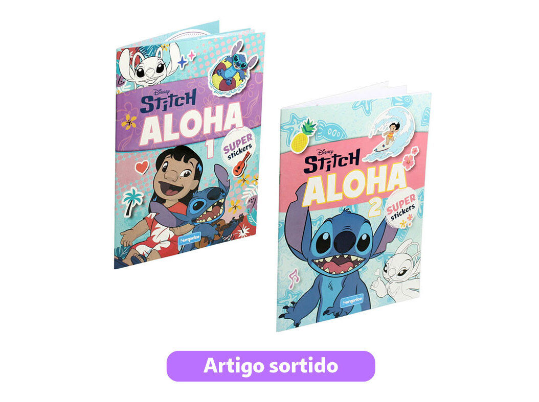 LIVRO DISNEY STITCH - ALOHA MODELOS SORTIDOS image number 0