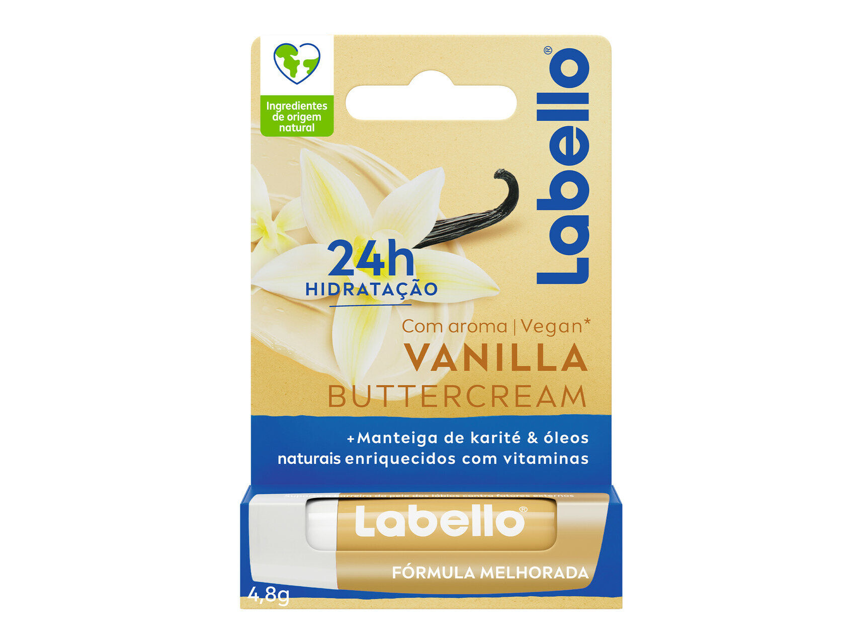 BATOM CUIDADO DOS L&Aacute;BIOS BAUNILHA LABELLO 1 UN image number 0