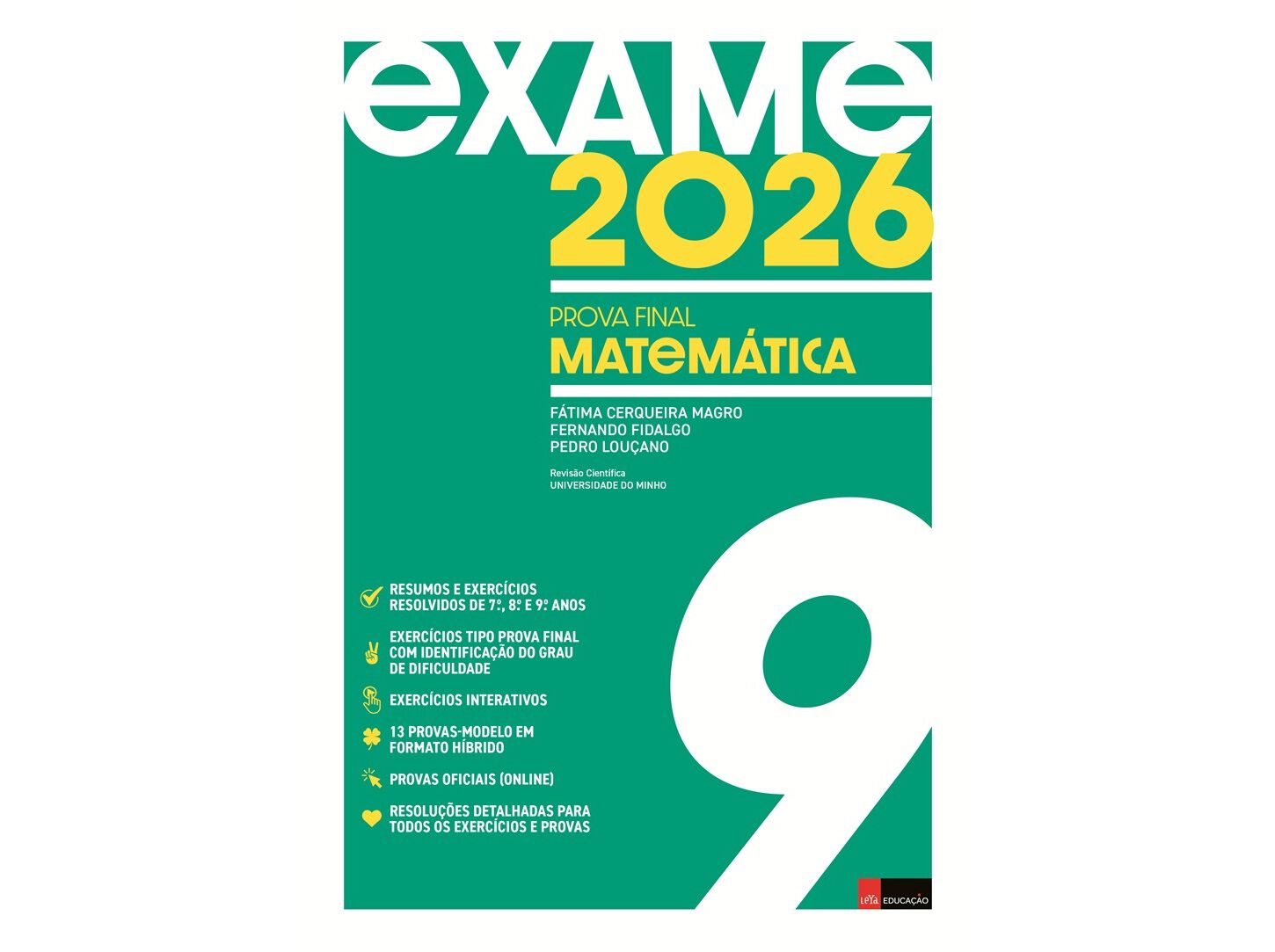 LIVRO EXAME 2026 PROVA FINAL MATEM&Aacute;TICA 9.&ordm; ANO image number 0