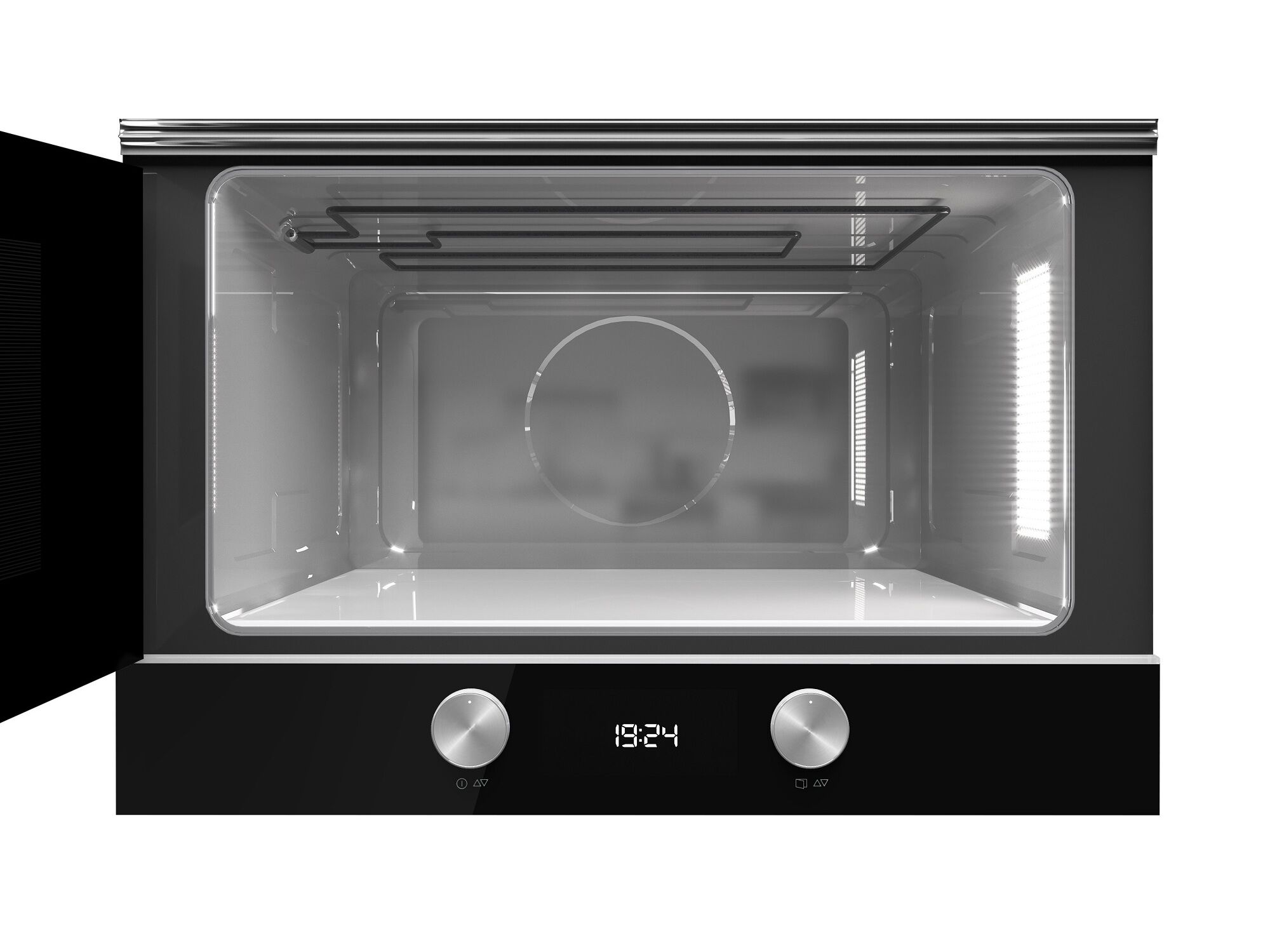 MICRO ONDAS COM GRILL DE ENCASTRE TEKA ML8220 BIS BK PRETO 22L image number 1