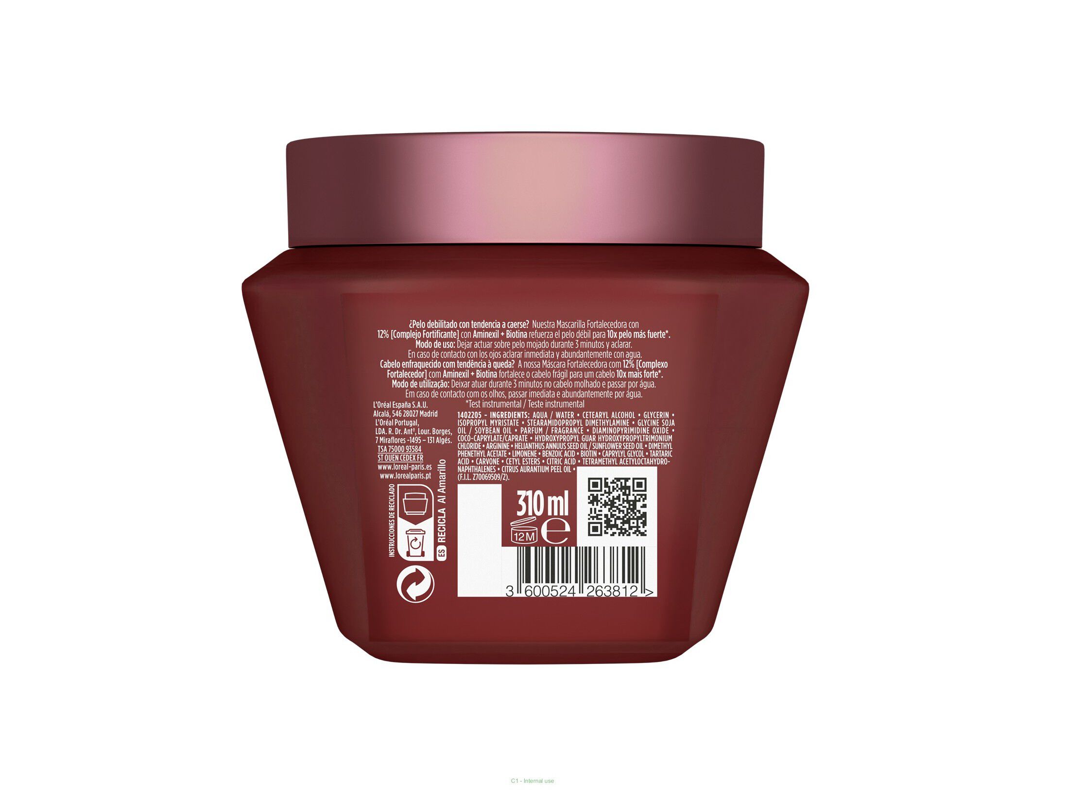 M&Aacute;SCARA ELVIVE FULL RESIST 310ML image number 1