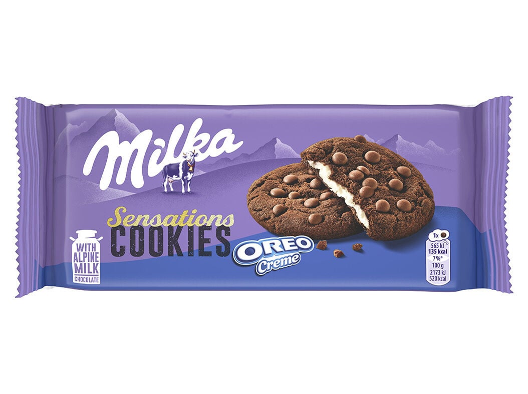 BOLACHAS MILKA COOKIES SENSATIONS OREO 156G image number 0