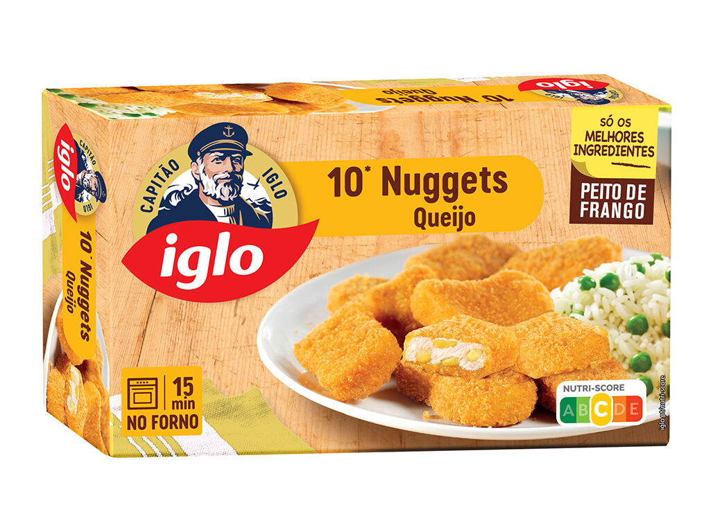 NUGGETS IGLO CAPIT&Atilde;O FRANGO E QUEIJO 10UN 208G