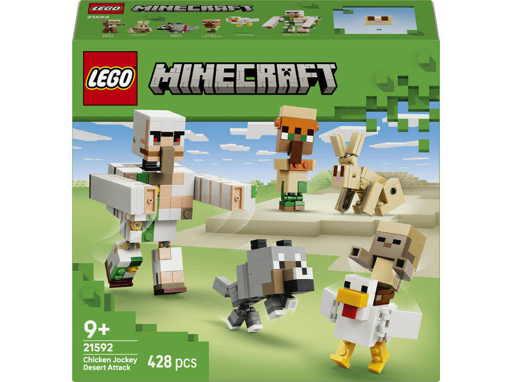 ATAQUE DESERTO J&Oacute;QUEI DE GALINHA LEGO MINECRAFT 21592