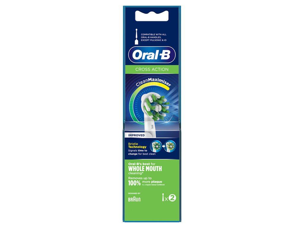 RECARGA ORAL B ESCOVA EL&Eacute;CTRICA CROSS ACTION 2UN image number 1