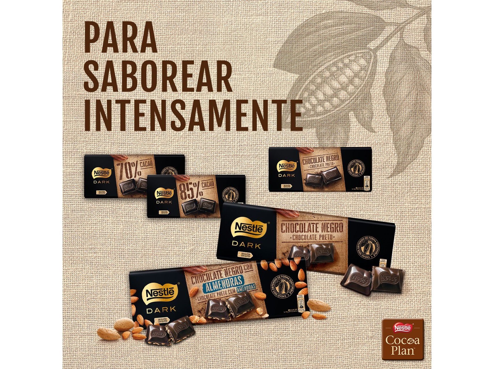 TABLETE NESTL&Eacute; EXTRAFINO 70% CACAU 120G image number 3