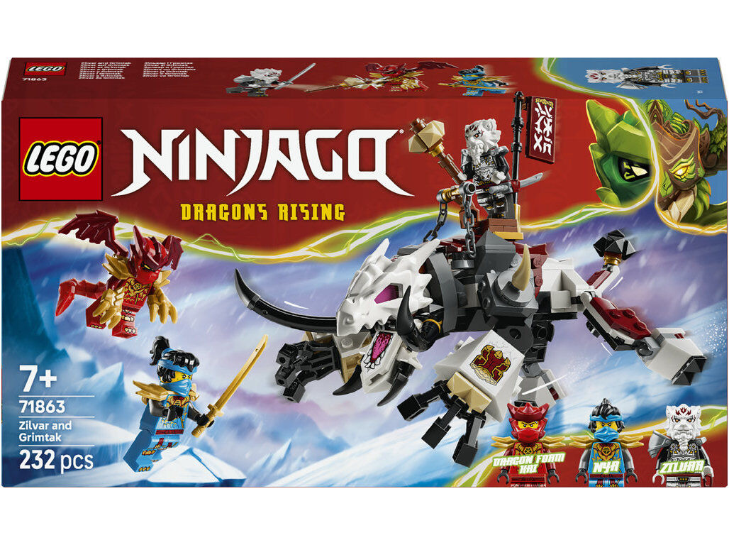 ZILVAR E GRIMTAK LEGO NINJAGO 71863