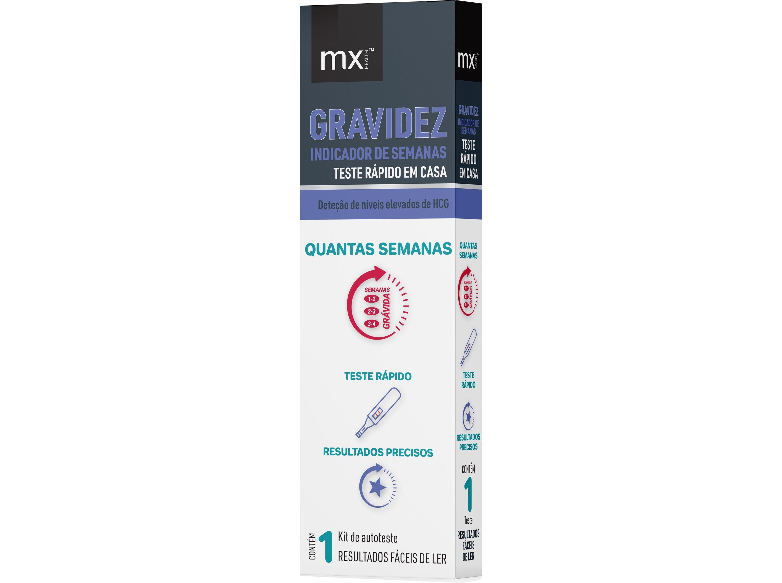 TESTE GRAVIDEZ MX HEALTH INDICADOR SEMANAS image number 0