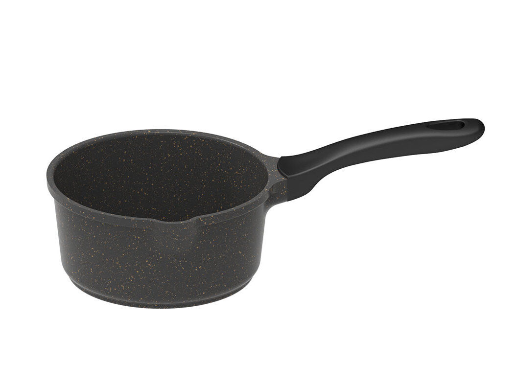 CA&Ccedil;AROLA ACTUEL ALUMINIO FUNDIDO PRETO 18CM