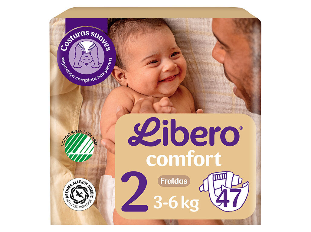 FRALDAS LIBERO COMFORT T2 47 UN