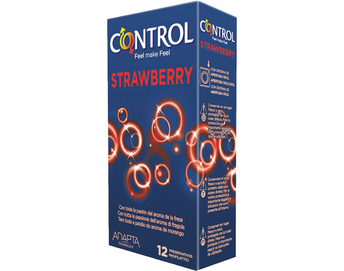 Preservativos Strawberry Control 12 unid image number 0