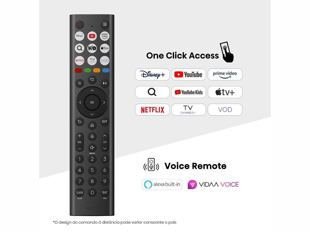 TV ULED MINI LED HISENSE 55U7Q (55" SMART 4K 139CM) image number 8