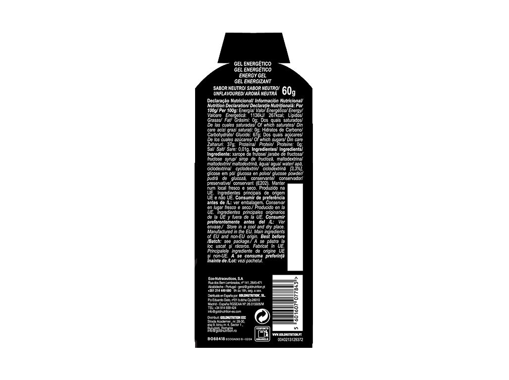 GEL GOLDNUTRITION NEUTRO 60 G image number 1