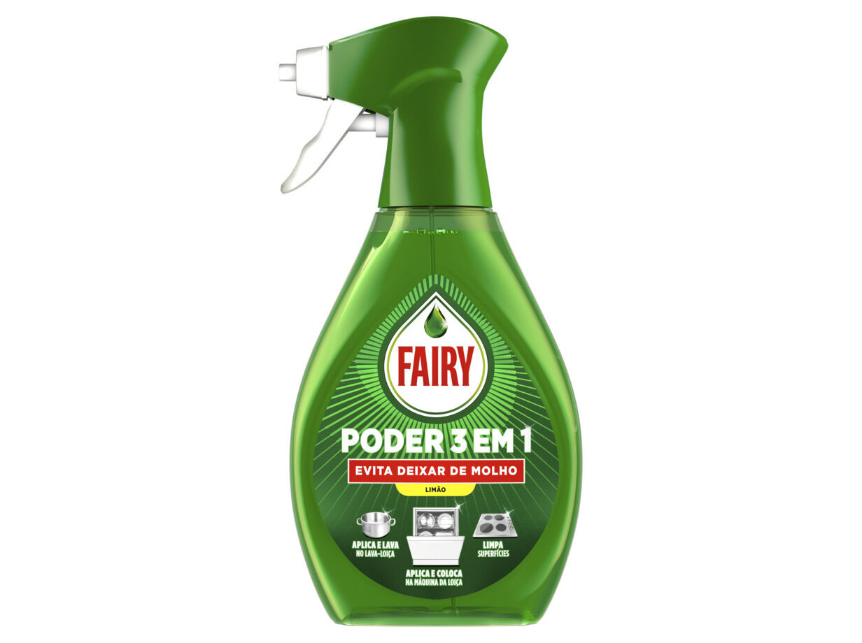 DETERGENTE LOI&Ccedil;A MANUAL FAIRY SPRAY LIM&Atilde;O 500ML