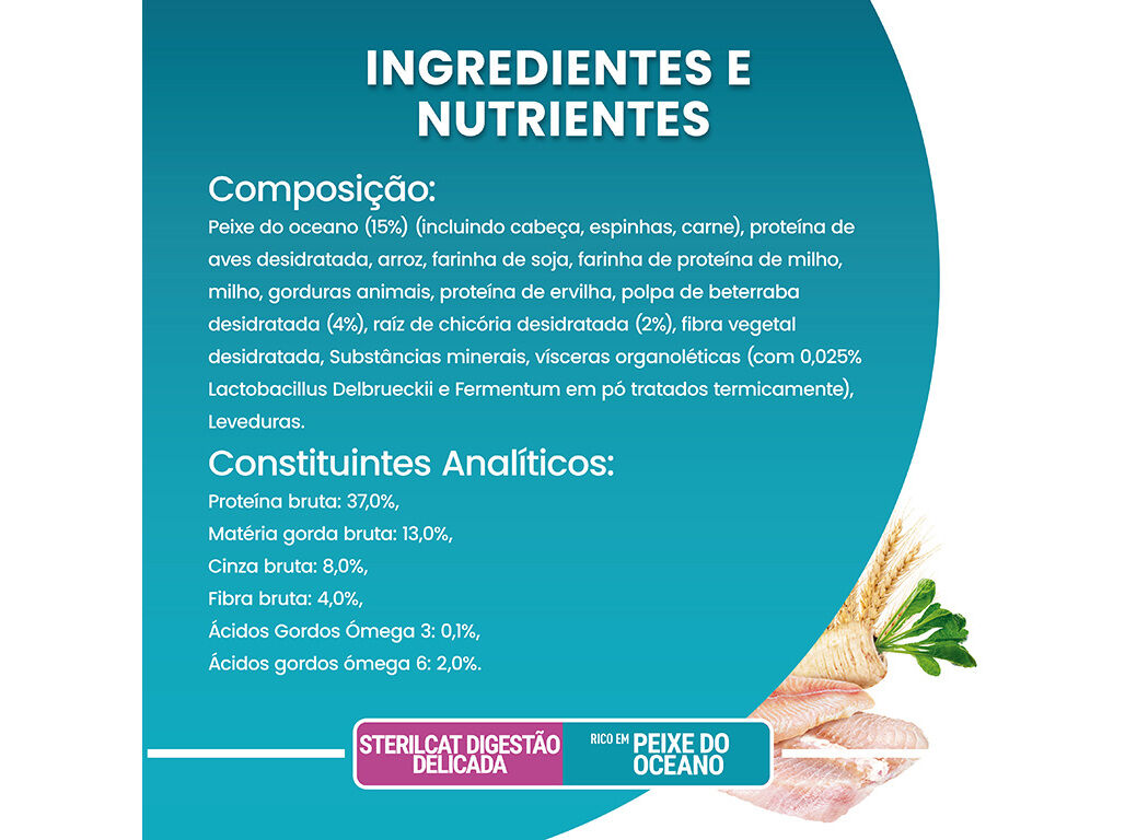 RA&Ccedil;&Atilde;O PARA GATO PURINA ONE STERIL DELICATE 1.5KG image number 4