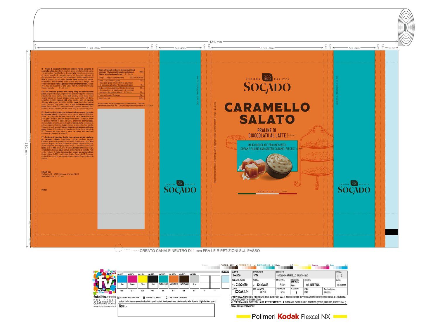 BOMBONS SOCADO CARAMELLO SALATO 150G image number 1