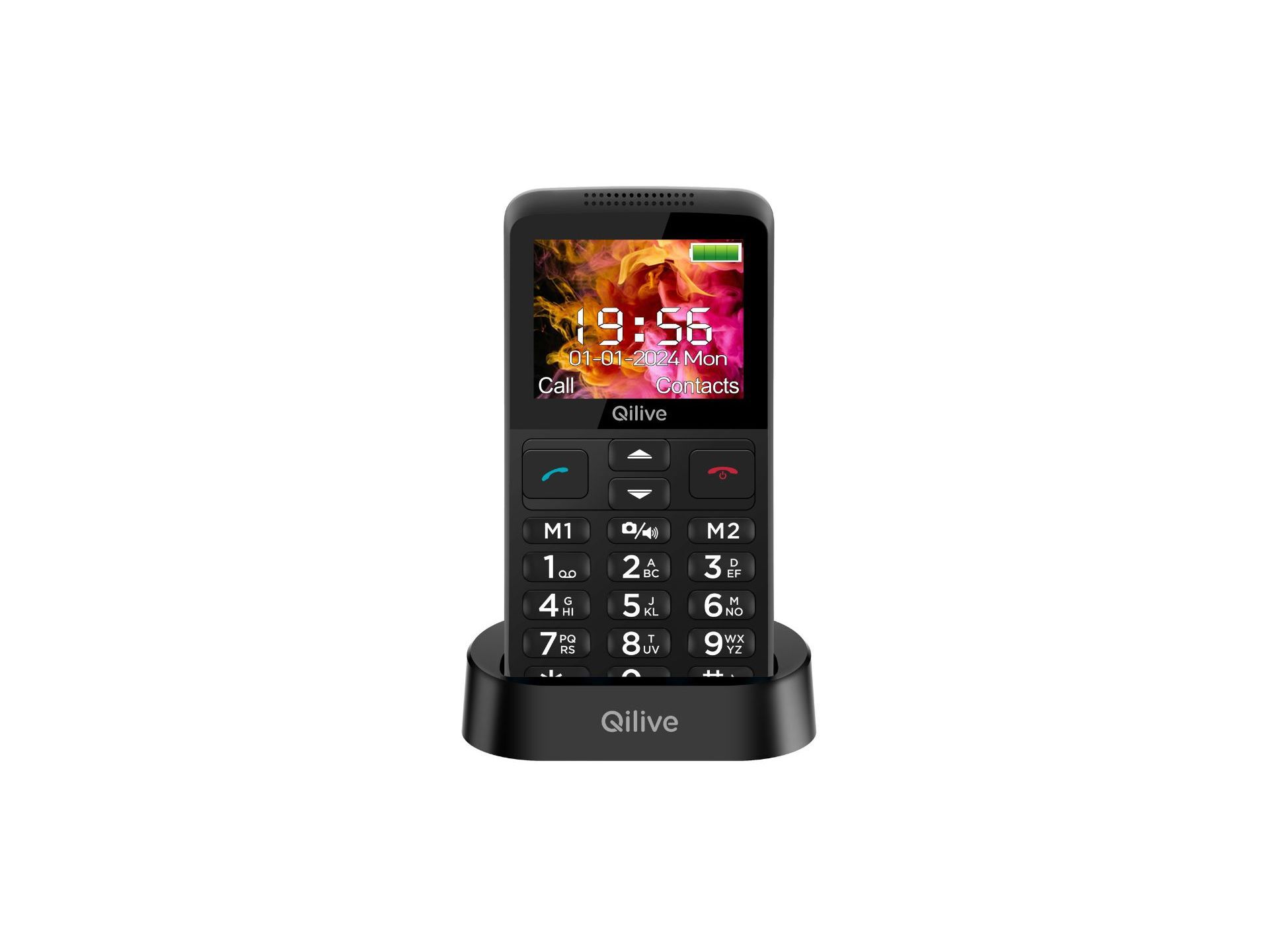 TELEM&Oacute;VEL 4G QILIVE 600186082 2.4" C/BASE CARREGAM