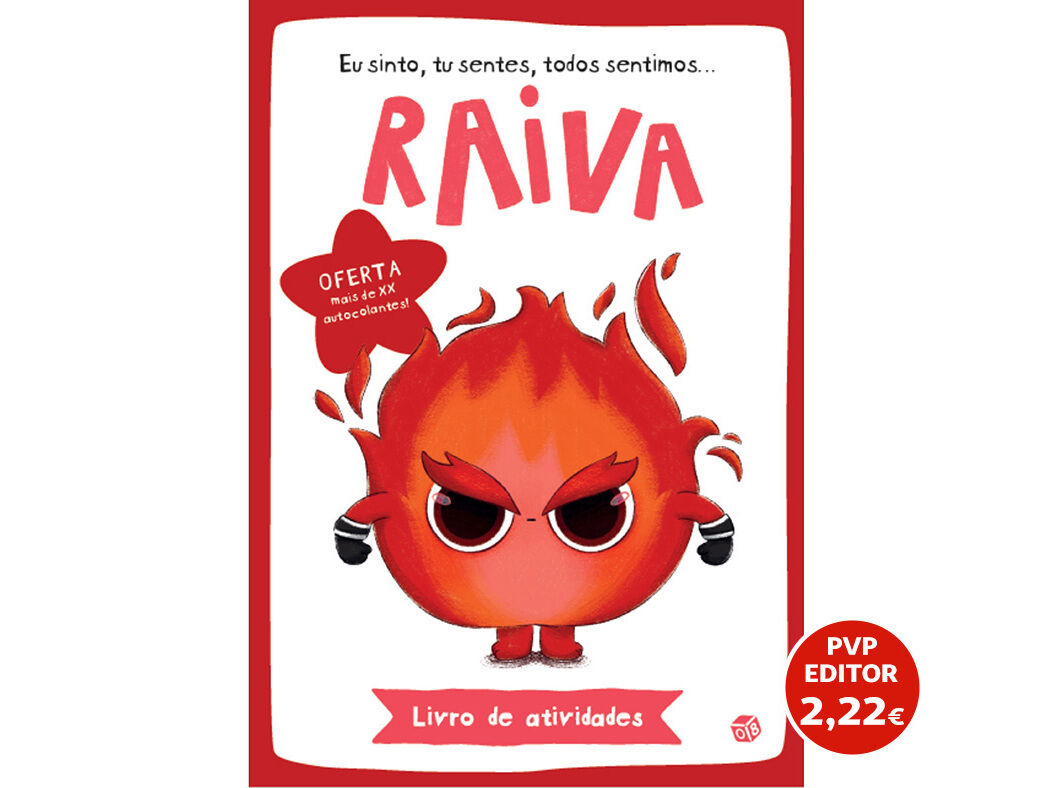 LIVRO EU SINTO RAIVA COM AUTOCOLANTES image number 0