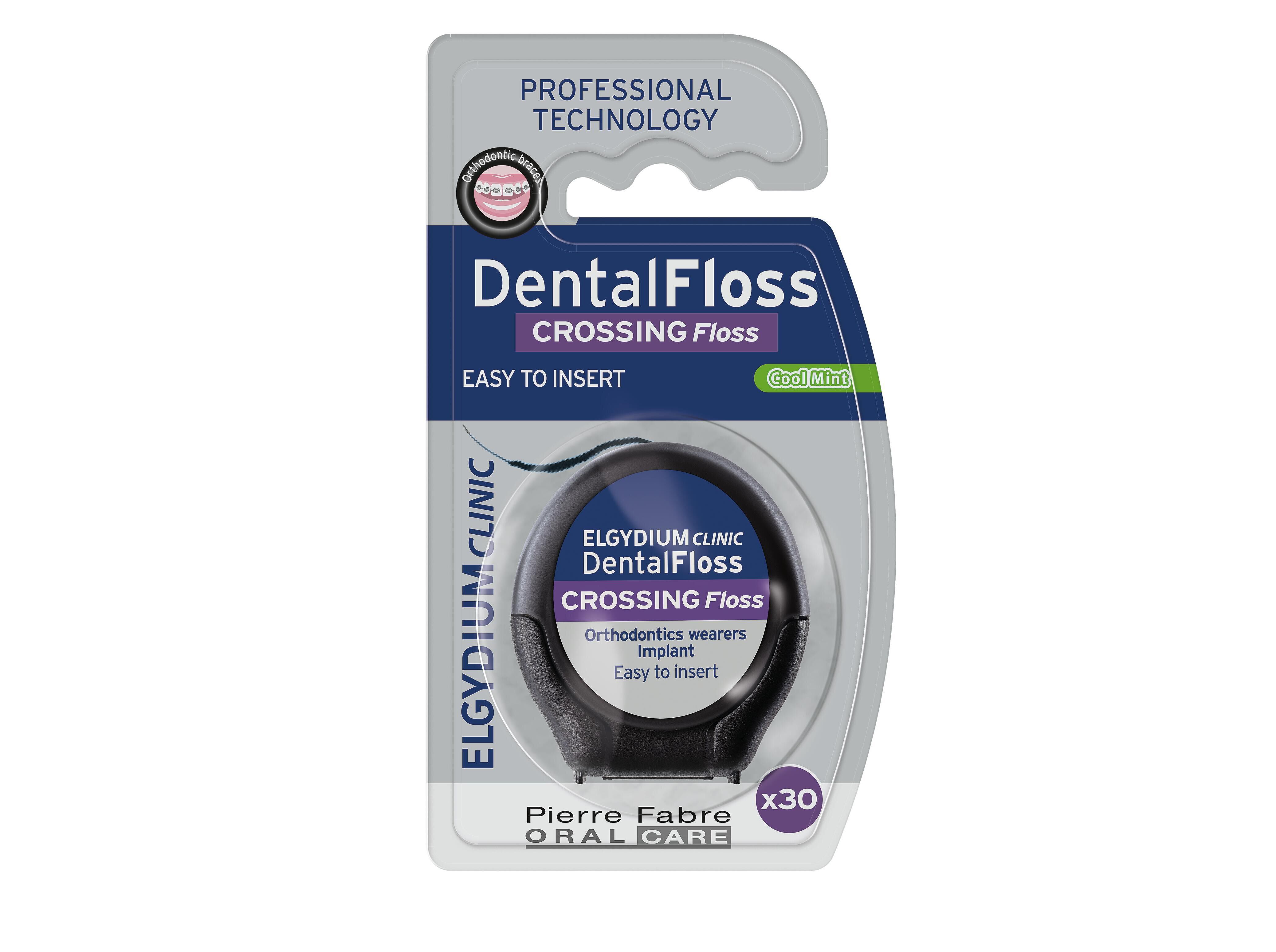 FIO DENTARIO ELGYDIUM CLINIC CROSSING FLOSS image number 0