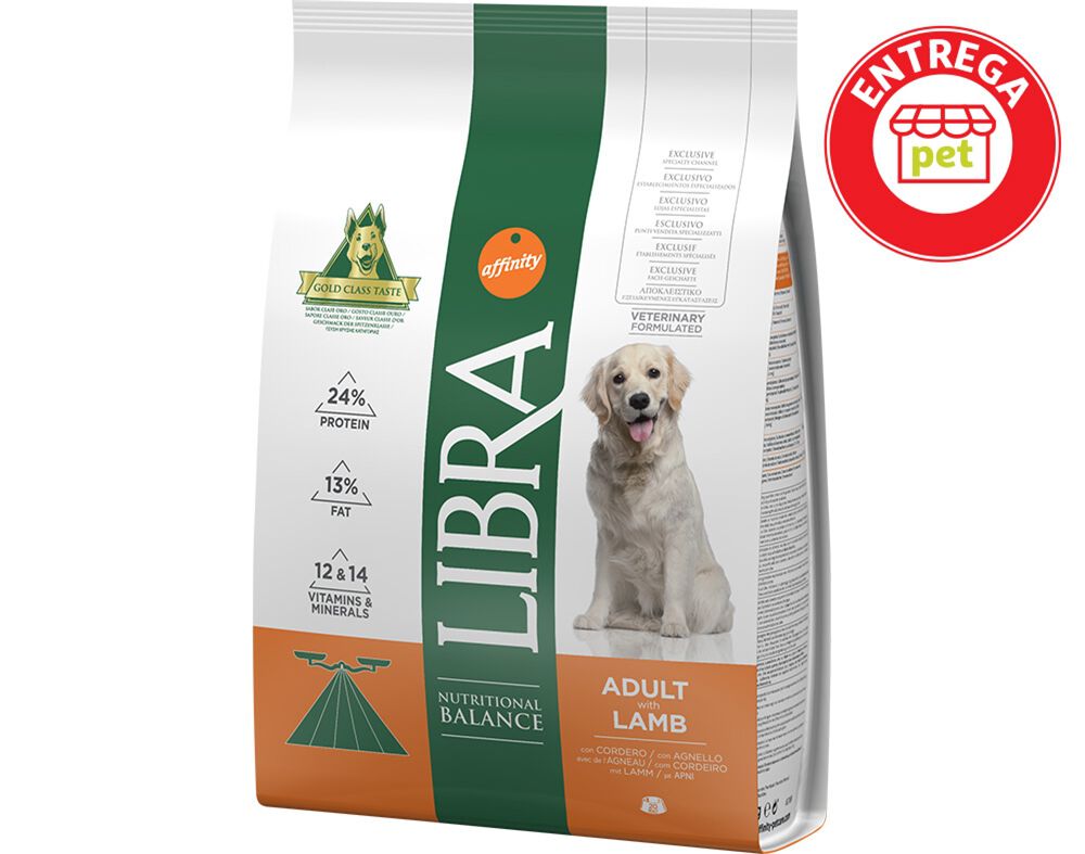 RA&Ccedil;&Atilde;O PARA C&Atilde;O ADULTO LIBRA COM BORREGO 3KG image number 1