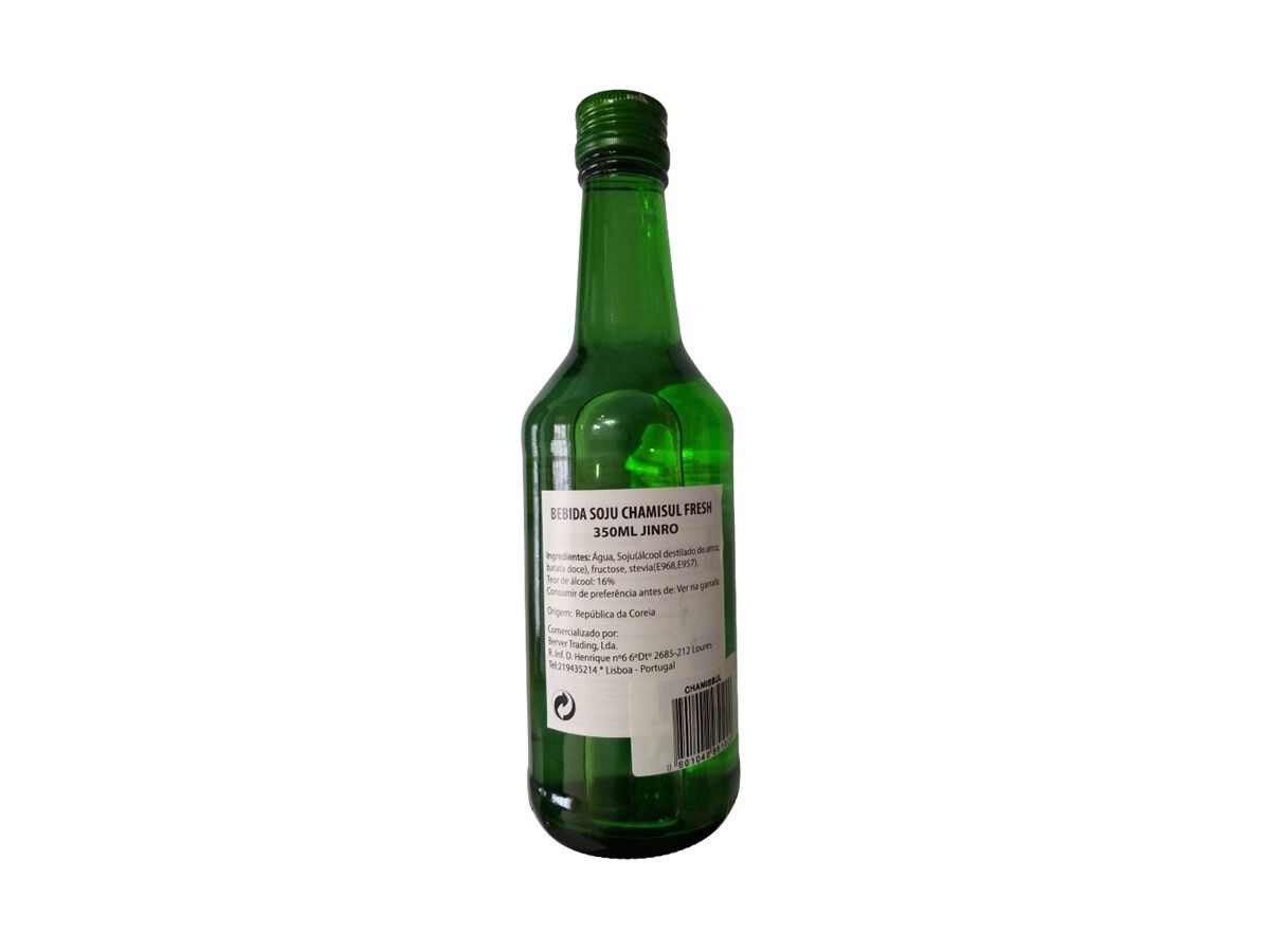 BEBIDA SOJU JINRO CHAMISUL FRESH 16% VOL 350ML image number 1