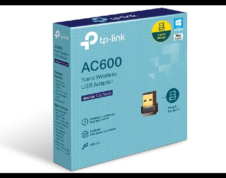 ADAPTADOR USB WI-FI TP-LINK AC 600MHZ ARCHER-T2U-NANO image number 4
