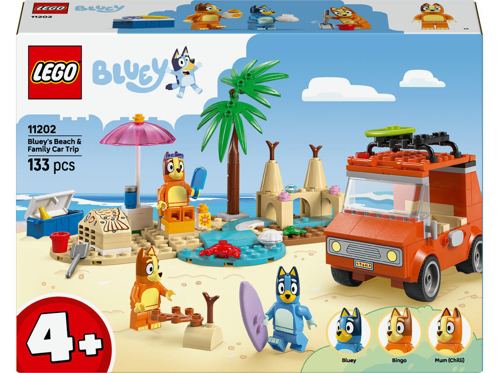 VIAGEM &Agrave; PRAIA BLUEY LEGO 11202 image number 0