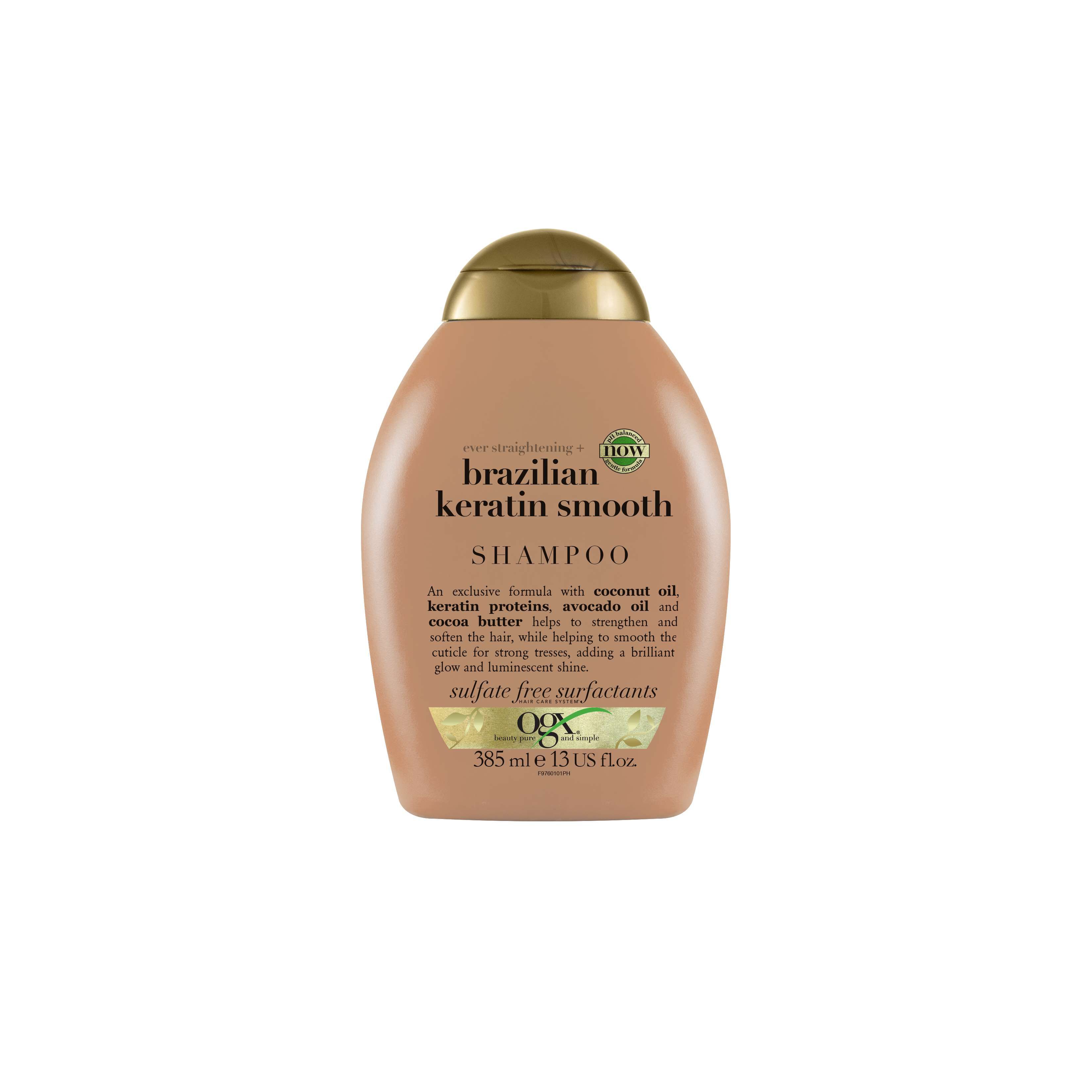 CHAMP&Ocirc; OGX QUERATINA BRASILEIRA SEM SULFATOS 385ML image number 0