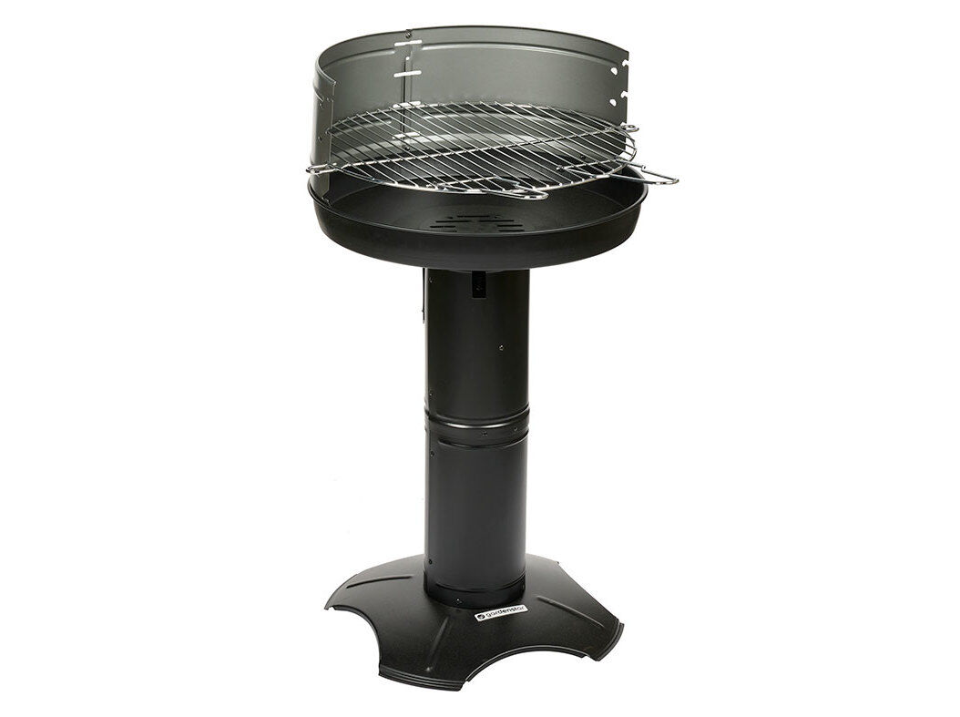BARBECUE CARV&Atilde;O GARDENSTAR PRETO 55X52.5X89.5 CM