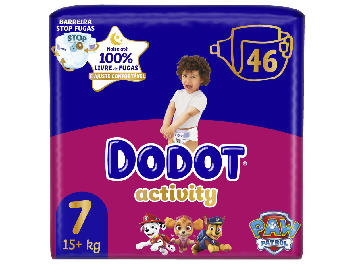 FRALDAS DODOT ACTIVITY T7 46UN