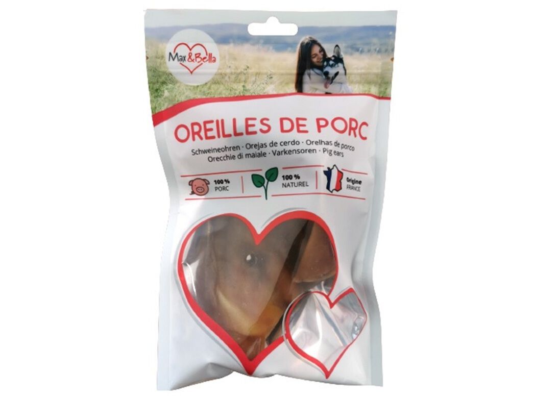 SNACK C&Atilde;O MAX&BELLA ORELHAS DE PORCO 80G 2UN image number 0