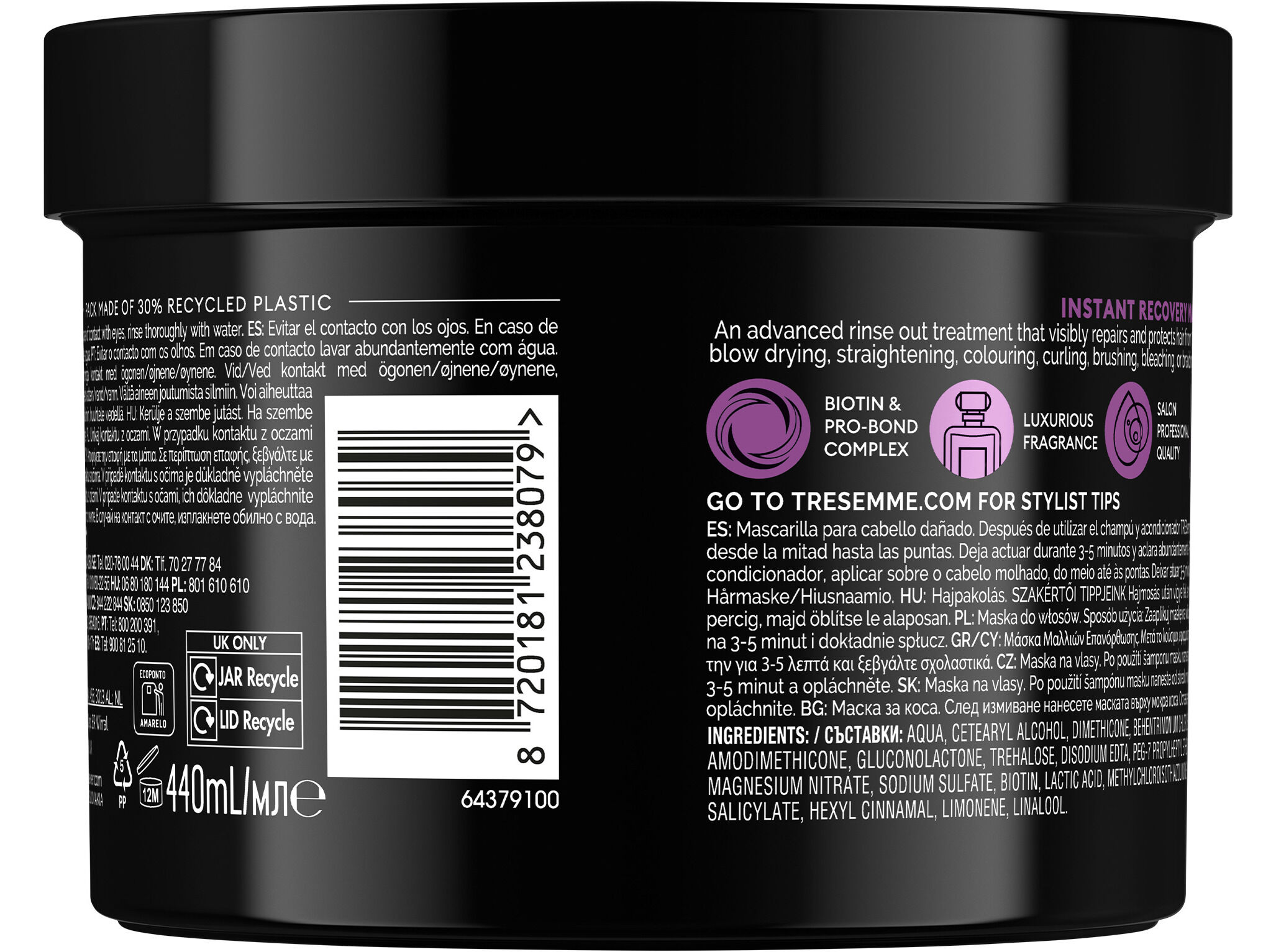 M&Aacute;SCARA TRESEMME BIOTIN REPAIR 440ML image number 1