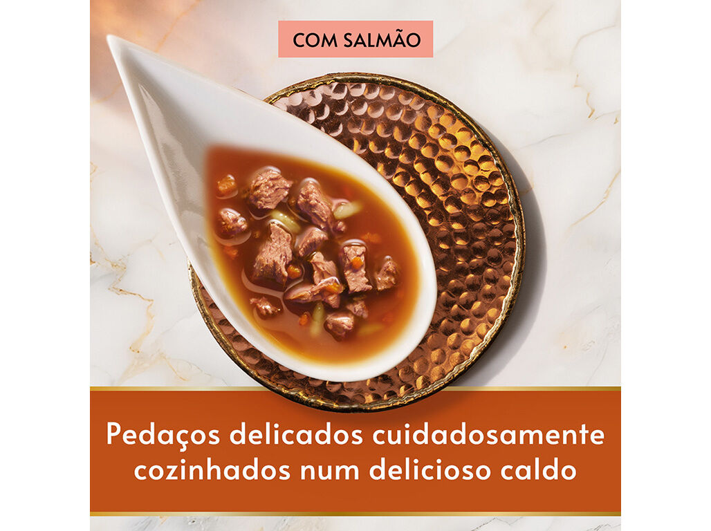 COMIDA H&Uacute;MIDA GATO GOURMET SOUP ROYAL SALM&Atilde;O 45G image number 3