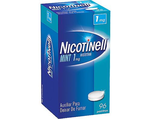 PASTILHAS NICOTINELL MINT 1MG 96UN image number 0