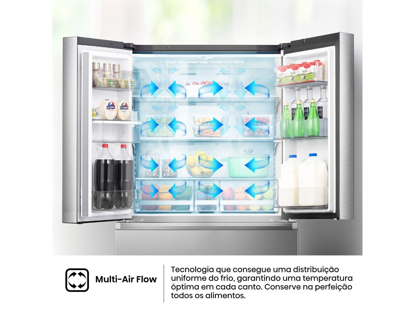 FRIGOR&Iacute;FICO AMERICANO HISENSE RF749N4SWSE (NO FROST E 178.5CM 579L INOX) image number 4