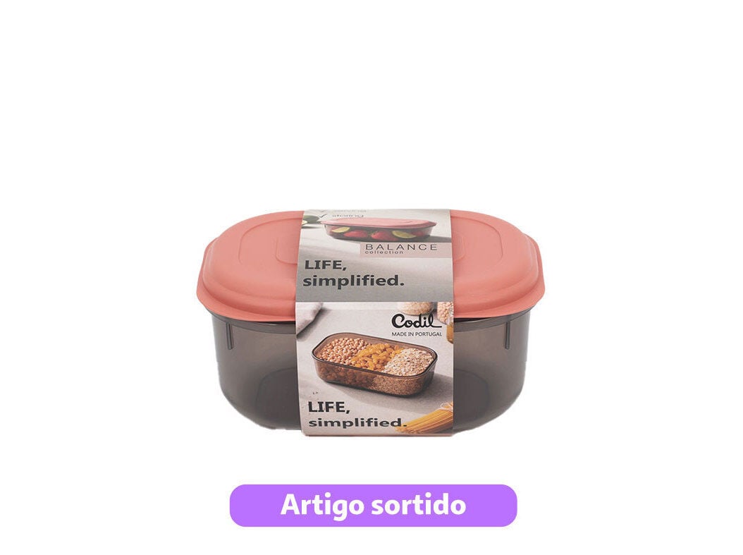 CAIXA PARA ALIMENTOS CODIL BALANCE 1.3 L CORES SORTIDAS image number 0