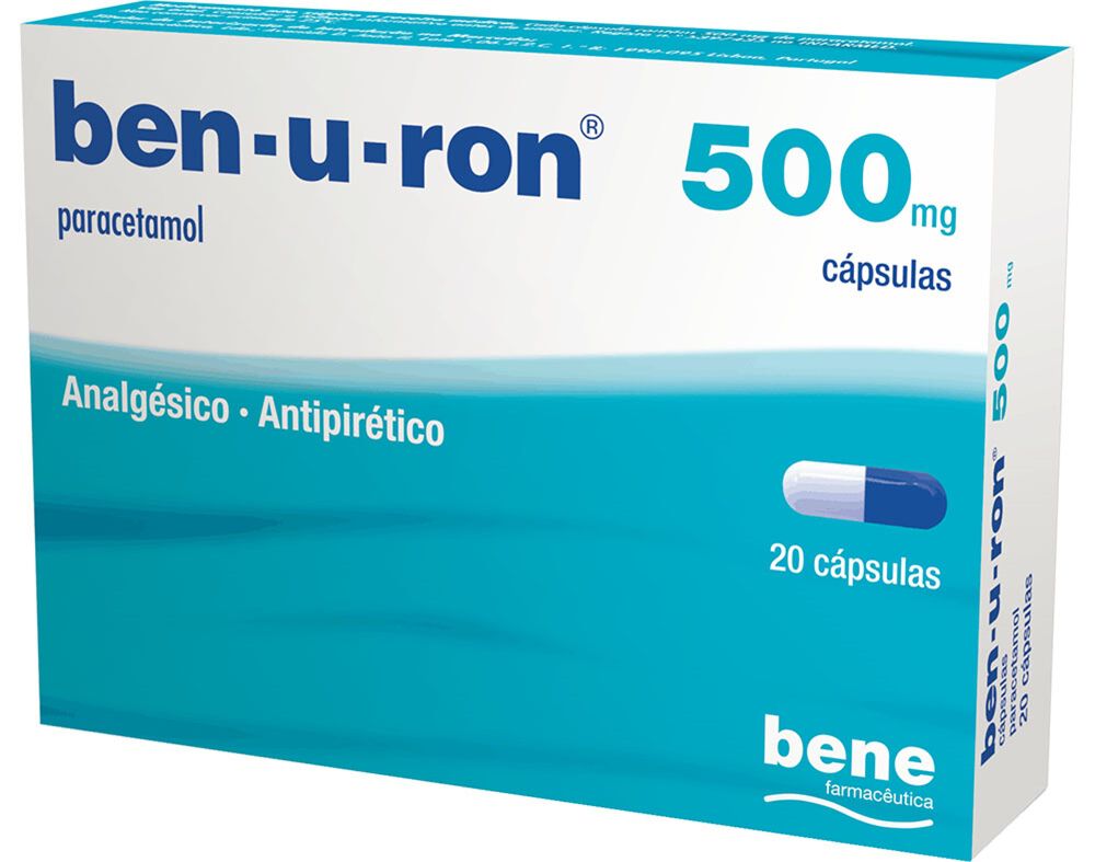 C&Aacute;PSULAS BEN-U-RON 500MG 20UN