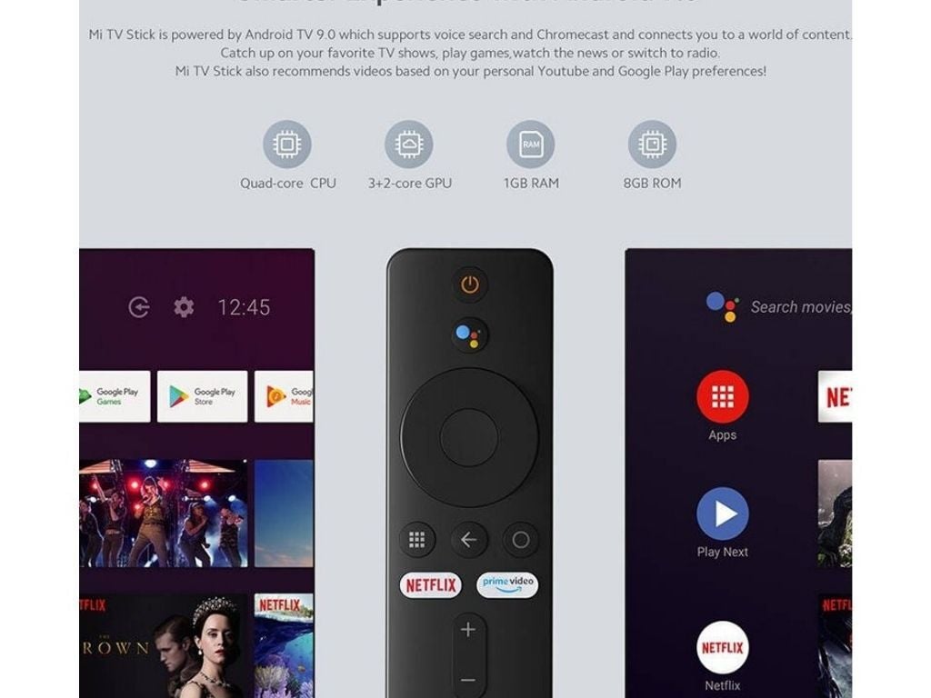 MINI PC XIAOMI MI STICK ANDROID TV 1GB 8GB image number 3